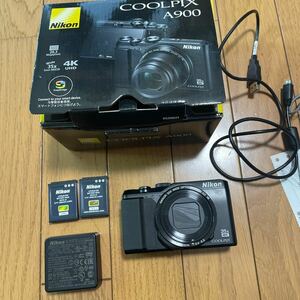 Nikon COOLPIX A900 20メガピクセル・35倍ズーム・Wi-Fi・4K 動作確認済　10回程度しか使ってない美品です　コンパクトデジタルカメラ 