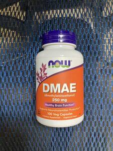  free shipping! time limit is 2025 year on and after. long thing!NOW one bead .DMAE250mg100 Capsule 