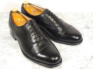 【良品】★DAKS ダックス★ストレートチップ/ビジネスシューズ★7 1/2 約25.5cm★ブラック/黒★本革★メンズ★ドレスシューズ★