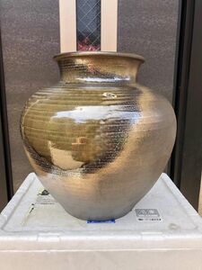 越前焼　 壺 花器 置物 花瓶 花入陶器　陶芸　 飾