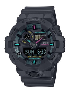 【当日出荷】 腕時計時計 ジーショック G-SHOCK GA-700MF-1AJF 国内正規品 Gショック ソーラー アナデジ 腕時計 メンズ Multi Fluorescent color