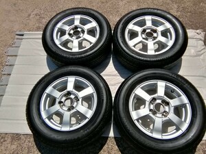 195/65R14　14インチ　4穴　マルチホイール　PCD 100/114.3　　14x5.5J +40 ハブ約72mm　旧車等に。