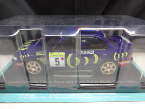 アシェット 1/24 国産名車　スバル インプレッサ Carlos Sainz-Luis Moya Rallya MonteCarlo　（1995)