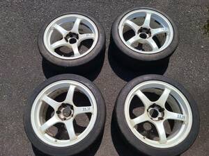 YOKOHAMA　ADVAN Racing　TCⅡ　18インチ 9.5J ＋22　４本セット