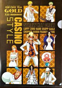 ONE PIECE FILM GOLD / CASINO STYLE クリアファイル
