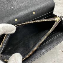 1円■付属品完備■ LOUIS VUITTON ルイヴィトン M58414 モノグラム ポルトフォイユ パラス 折り 長財布 ウォレット レディース メンズ 黒 _画像9