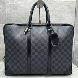 1円■最高級■ ルイヴィトン Louis Vuitton メンズ ダミエグラフィット ポルトドキュマン ジュール ビジネスバッグ N48224 トートバッグの画像2