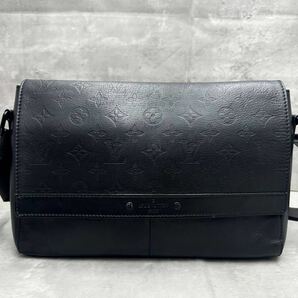 1円■美品■ LOUIS VUITTON ルイヴィトン メンズ モノグラム シャドウ スプリンター メッセンジャー M44729 UB3220 大容量 黒 ブラックの画像2