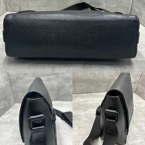 1円■美品■ LOUIS VUITTON ルイヴィトン メンズ モノグラム シャドウ スプリンター メッセンジャー M44729 UB3220 大容量 黒 ブラックの画像6