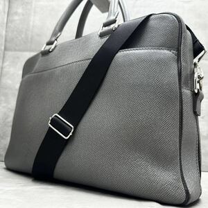 1円■最高級■ LOUIS VUITTON ルイヴィトン メンズ ビジネスバッグ ショルダー M33441 PDB MM タイガ カバン ブリーフケース 2way A4◎