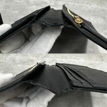 1円■マチ有り■ エルメス HERMES メンズ ベアンスフレ ヴォーエプソン 長財布 ウォレット H金具 G金具 レディース レザー 黒 ブラック_画像6