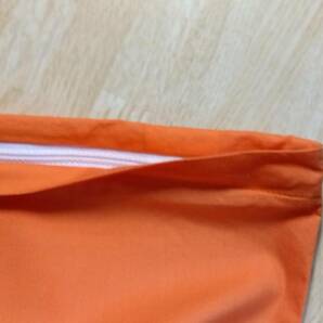 ★枕カバー（ピローケース）43×63cm オレンジ色★日本製 綿コットン100％ スーパーオレンジ（鮮やかなオレンジ）縫製キレイ丁寧の画像4