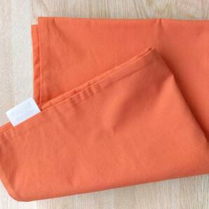 ★枕カバー（ピローケース）43×63cm オレンジ色★日本製 綿コットン100％ スーパーオレンジ（鮮やかなオレンジ）縫製キレイ丁寧の画像1