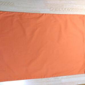 ★枕カバー43×63cm スーパーオレンジ色 安心の日本製・縫製丁寧キレイ★（鮮やかなオレンジ）綿コットン100％ ピローケース L-angelの画像2