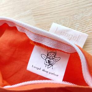 ★枕カバー（ピローケース）43×63cm オレンジ色★日本製 綿コットン100％ スーパーオレンジ（鮮やかなオレンジ）縫製キレイ丁寧の画像5