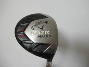 ★Callaway キャロウェイ RAZR HAWK フェアウエイウッド 5W 18° 純正カーボンシャフト J407　★レア★激安★中古★　★