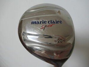 ★marie clare マリクレール marie clare フェアウエイウッド 4W レディース 20° 純正カーボンシャフト J429　★レア★激安★中古★　★