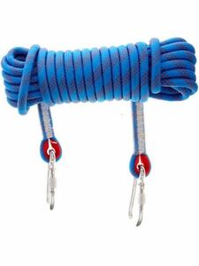 EECCLL 10mm rope 10M/20M/30M/50M withstand load 1200kg polyester accessory code kalabina attaching blue 10M