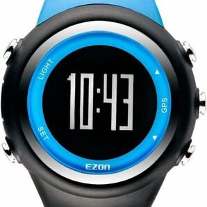 23 ランニングウォッチ ＧＰＳ 腕時計 デジタル ウォッチ 防水 軽量 Bluetooth搭載 歩数計 EZONT031 ブルー