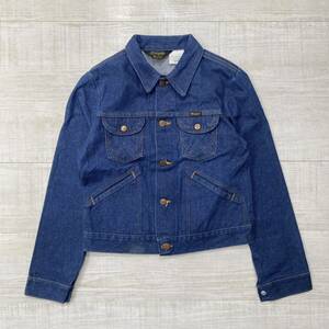 70s 〜 80s 極上品 Vintage WRANGLER ヴィンテージ ラングラー USA製 黒三角タグ 902BNVR Gジャン トラッカー デニム ジャケット キッズ 18