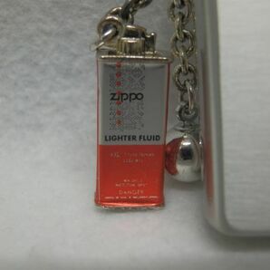 ZIPPO ジッポー J/XI / LIGHTER FLUID キーホルダー付 ジッポライターの画像5