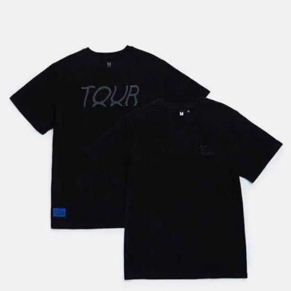 BTS/TOUR/ツアーTシャツ/Lサイズ 黒 半袖Tシャツ