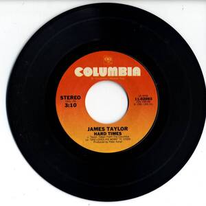 James Taylor 「Hard Times/ Summer's Here」米国COLUMBIA盤EPレコード 