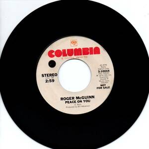 Roer McGuinn 「Peace On You」米国盤プロモ用EPレコード　（Byrds関連）