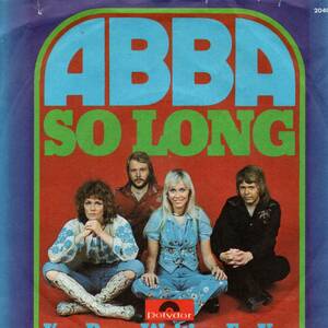 ABBA 「So Long/I've Been Waiting For You」ドイツ盤EPレコード