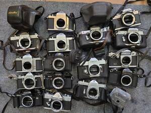  Junk together large amount various film camera single-lens camera 16 #0403-20