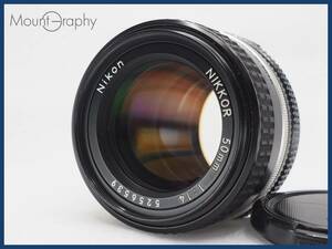 ★良品★ NIKON ニコン Ai-S 50mm F1.4 ★完動品★同梱可 前キャップ付 #i6263