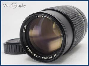 ★実用美品★ RICOH リコー XR RIKENON 135mm F2.8 ★完動品★同梱可 後キャップ付 #i6269