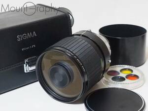 ★実用美品★ SIGMA シグマ MIRROR-TELEPHOTO 600mm F8 ★完動品★同梱可 ケース、前後キャップ付 キヤノンFDマウント(MF) #i4246