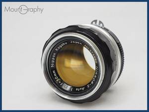 ★実用美品★ NIKON ニコン NIKKOR-S Auto 50mm F1.4 ★完動品★同梱可 #i6493