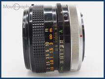 ★実用美品★ CANON キヤノン FD 35mm F3.5 S.C. ★完動品★同梱可 後キャップ付 #i6557_画像5