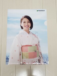  Koizumi Kyoko A4 clear file ( Meiji cheap rice field life ) not for sale 