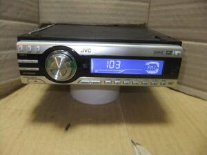 JVC 1DIN DVD/CDレシーバー KD-DV5200　シルバー色 ◆中古品◆ 作動確認済