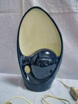 （英国製）エリザベス　ランプ　陶器製　ブルー（Ｈ３８㎝）_画像2