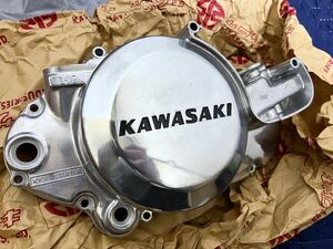 希少！KAWASAKI 純正当時物 新品未使用 NOS 500SS クラッチカバー 14032-1024-80 KH500/マッハ/H1/Z1/Z2/H2/750SS