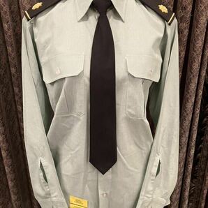U.S. ARMY DSCP Long Sleeve Shirt (日本 M〜Lサイズ)／ 金モール製 少佐 エポレット＜新品＞／Clip on式 ネクタイ＜新品＞の画像1