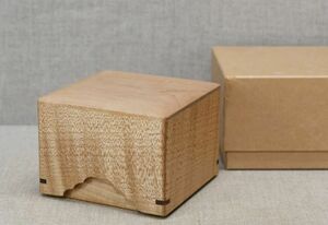  maple. piece box small. four surface ... new goods cosmetics box attaching 