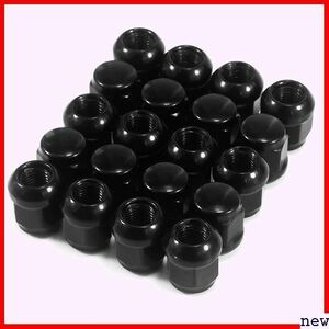 GAsupply black 20 piece set rug nut Short steel made car wheel na[ Honda ] original type 118