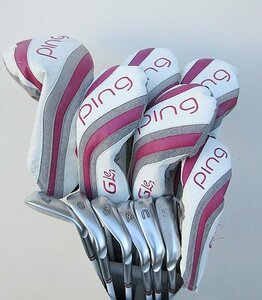 Используется левые левшивые дамы Ping/Pin G LE2 Super Rustious 12 Driver/3W/5W/7W/9W/6H/IRON 7I -9i -W/ULT240J (A)