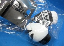 新品 テーラーメイド TM23 ボックスロゴ ニット ボールケース ボール2個用 TJ159 ブラック/ホワイト (N94636)　※ネコポス便対応_画像4