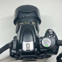 1円〜 3F Nikon ニコン デジタル一眼レフカメラ D5000 DIGITAL CAMERA 動作未確認 レンズAF-S NIKKOR 18mm-70mm ボディ ブラック キャップ_画像6