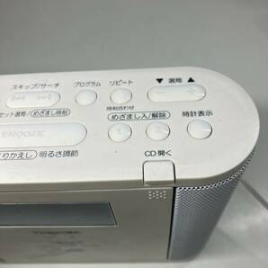 1円〜 3T TOSHIBA 東芝 CDラジオ TY-CDR7 CD AM FM 通電確認済み 目覚まし機能 ホワイト コンパクト CDプレイヤー COTBEAT 2012年9Vの画像6