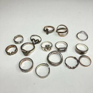 1円〜 3F シルバー925 SILVER925 リング 指輪 アクセサリー まとめて レディース メンズ アクセ 刻印 銀製品 SV 総重量52.45g デザイン 