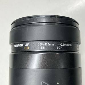 1円〜 3M TAMRON タムロン ズームレンズ TAMRON AF 200mm-400mm ∞-2.5m（8.2ft） LD 75DE シリアル番号508479 レンズカバー付き の画像8