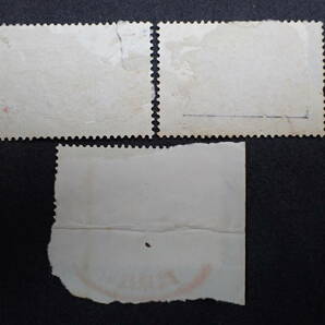 ◆希少◆日本切手 琉球切手 1971年 不発行 通貨確認証紙 4￠ 印あり 計3枚 マリュウドの滝◆の画像2