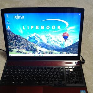 富士通 LIFEBOOK AH77/K SSD128GB メモリー12GB Core i7 3632QMタッチパネル 